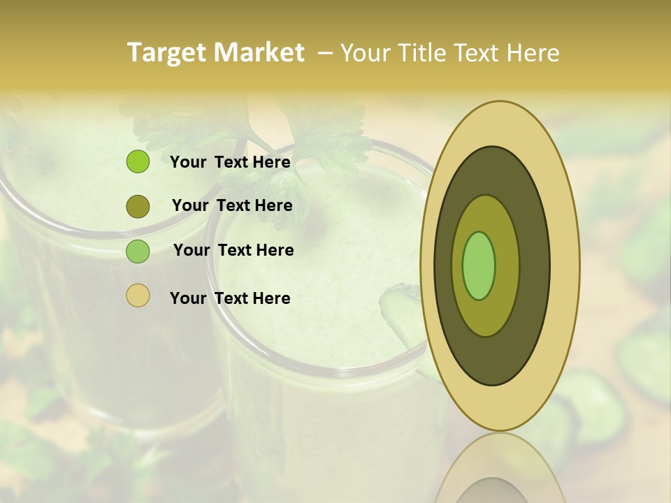 Cold Fresh Juice Cocktail PowerPoint Template