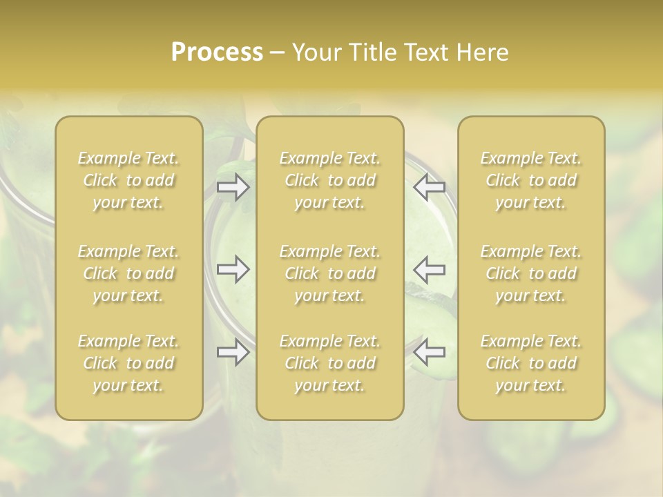 Cold Fresh Juice Cocktail PowerPoint Template