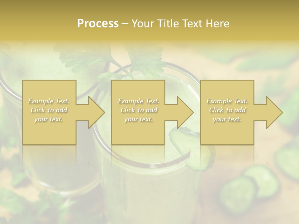 Cold Fresh Juice Cocktail PowerPoint Template