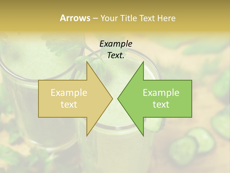 Cold Fresh Juice Cocktail PowerPoint Template