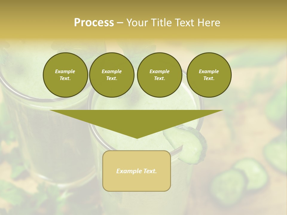 Cold Fresh Juice Cocktail PowerPoint Template