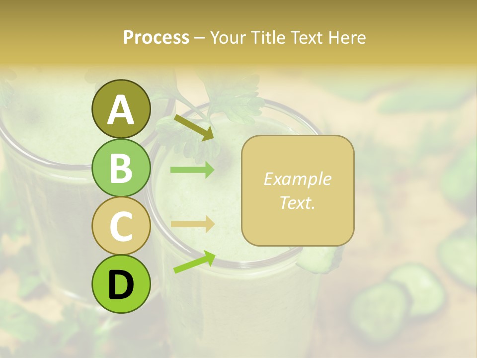 Cold Fresh Juice Cocktail PowerPoint Template