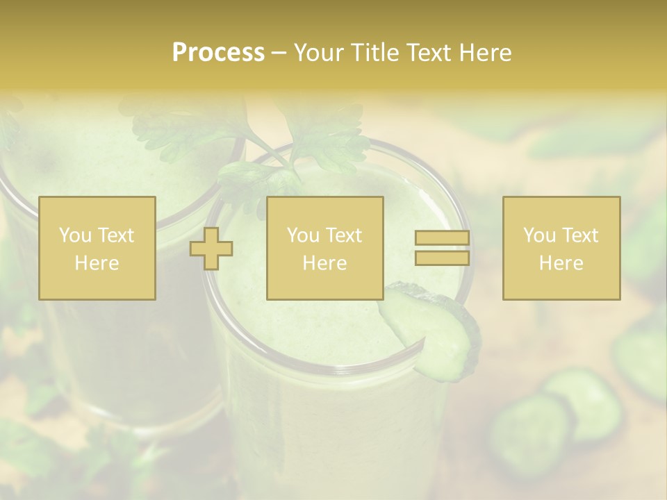 Cold Fresh Juice Cocktail PowerPoint Template