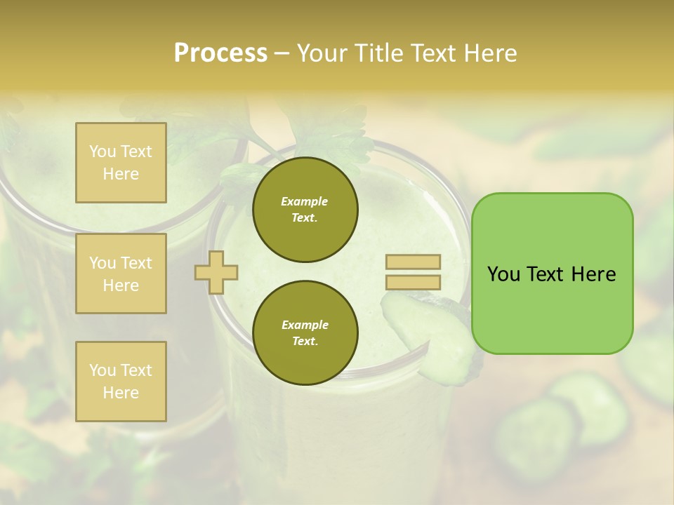 Cold Fresh Juice Cocktail PowerPoint Template