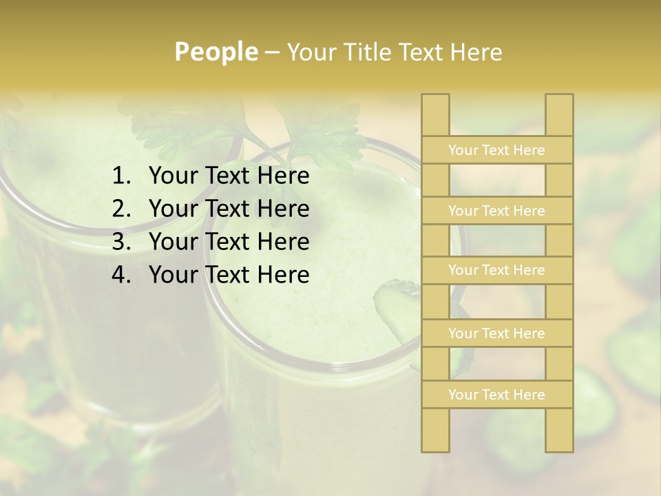 Cold Fresh Juice Cocktail PowerPoint Template