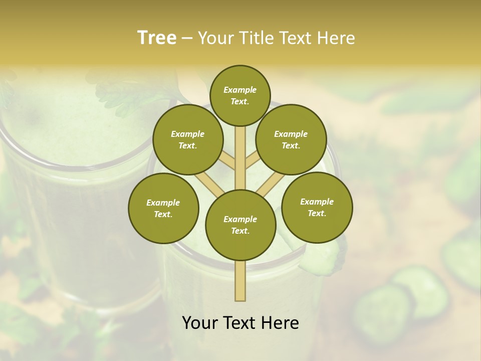 Cold Fresh Juice Cocktail PowerPoint Template