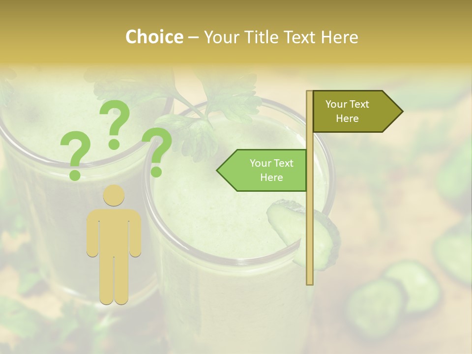 Cold Fresh Juice Cocktail PowerPoint Template