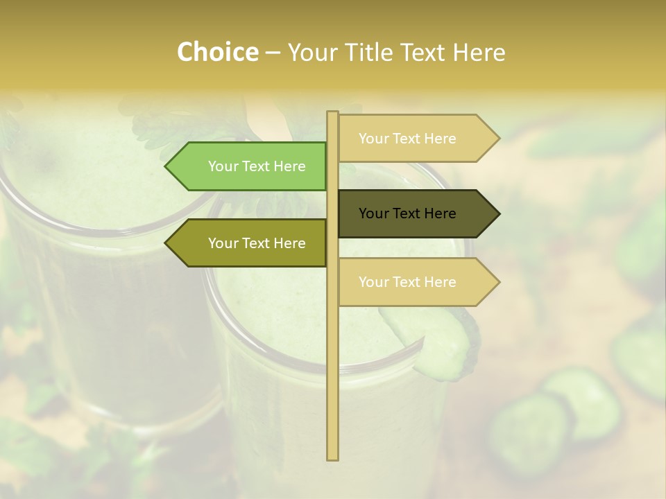 Cold Fresh Juice Cocktail PowerPoint Template