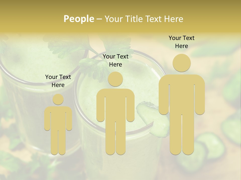 Cold Fresh Juice Cocktail PowerPoint Template