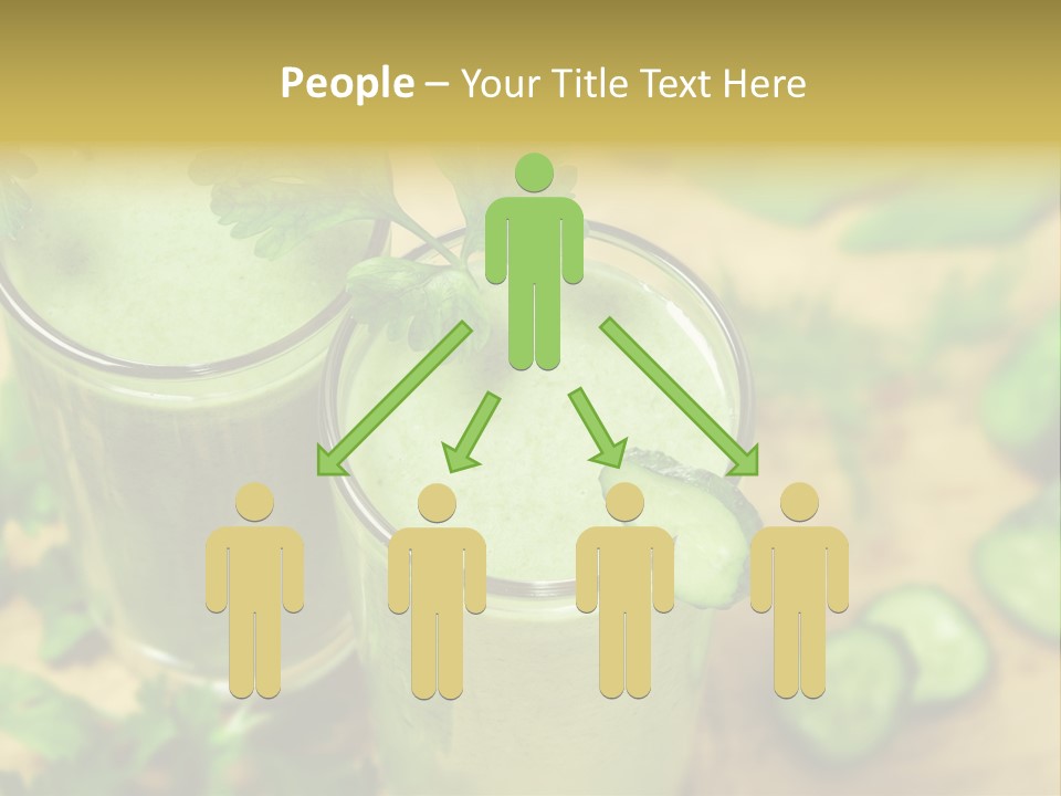 Cold Fresh Juice Cocktail PowerPoint Template