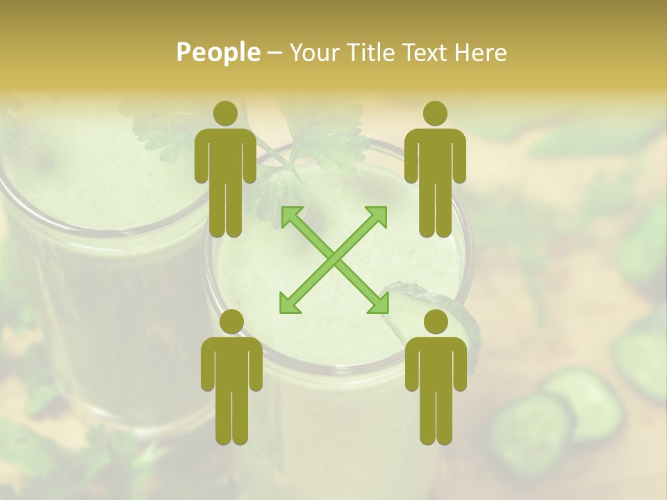 Cold Fresh Juice Cocktail PowerPoint Template