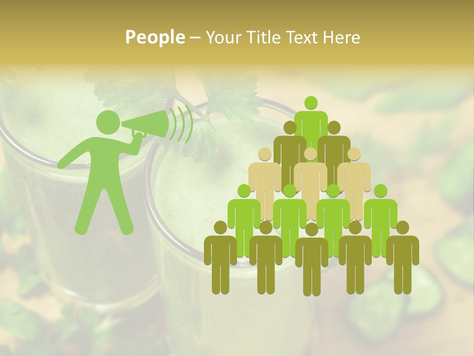 Cold Fresh Juice Cocktail PowerPoint Template