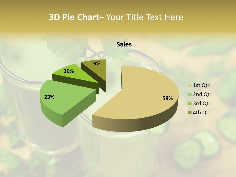 Cold Fresh Juice Cocktail PowerPoint Template