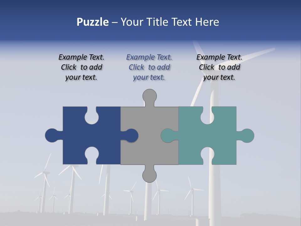 Stand Blue Technology PowerPoint Template