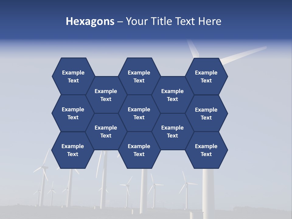 Stand Blue Technology PowerPoint Template