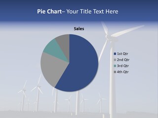 Stand Blue Technology PowerPoint Template