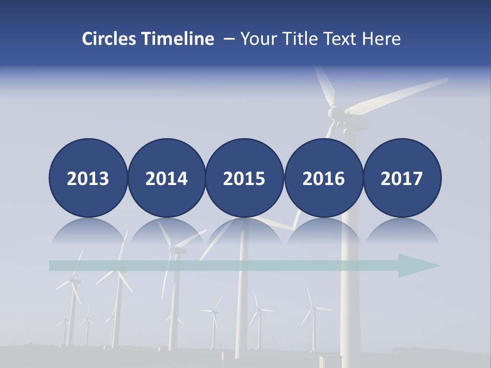 Stand Blue Technology PowerPoint Template