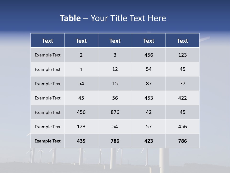 Stand Blue Technology PowerPoint Template