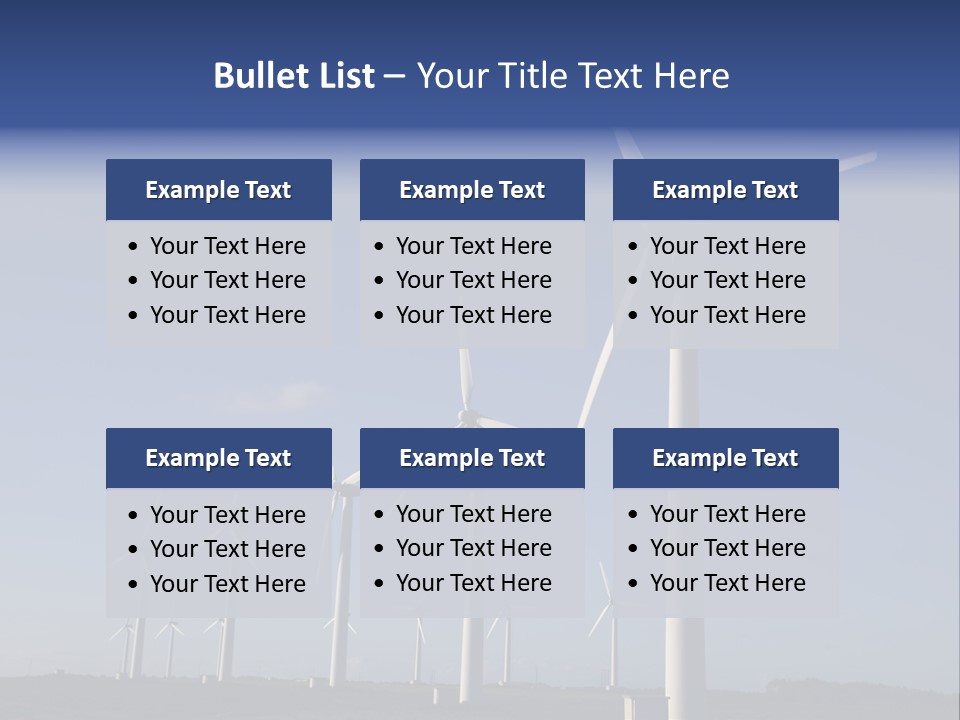 Stand Blue Technology PowerPoint Template