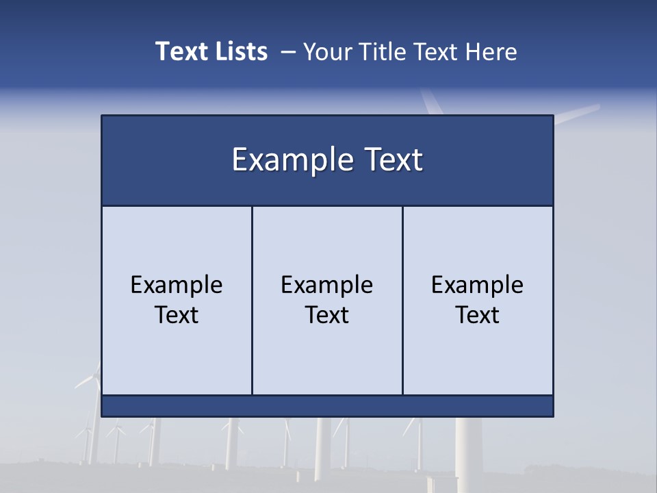 Stand Blue Technology PowerPoint Template