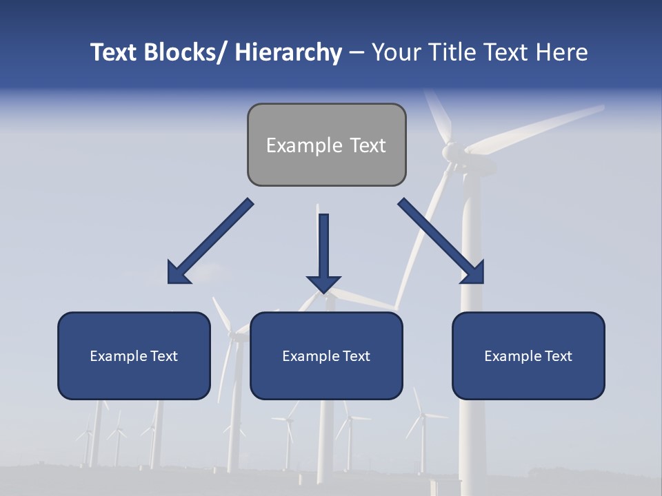 Stand Blue Technology PowerPoint Template