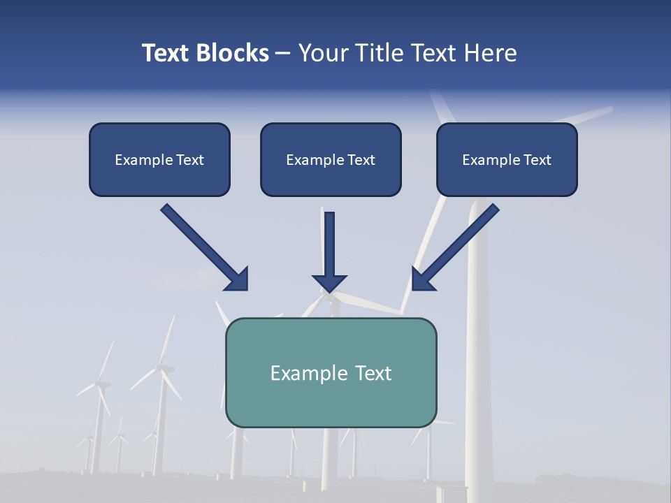 Stand Blue Technology PowerPoint Template