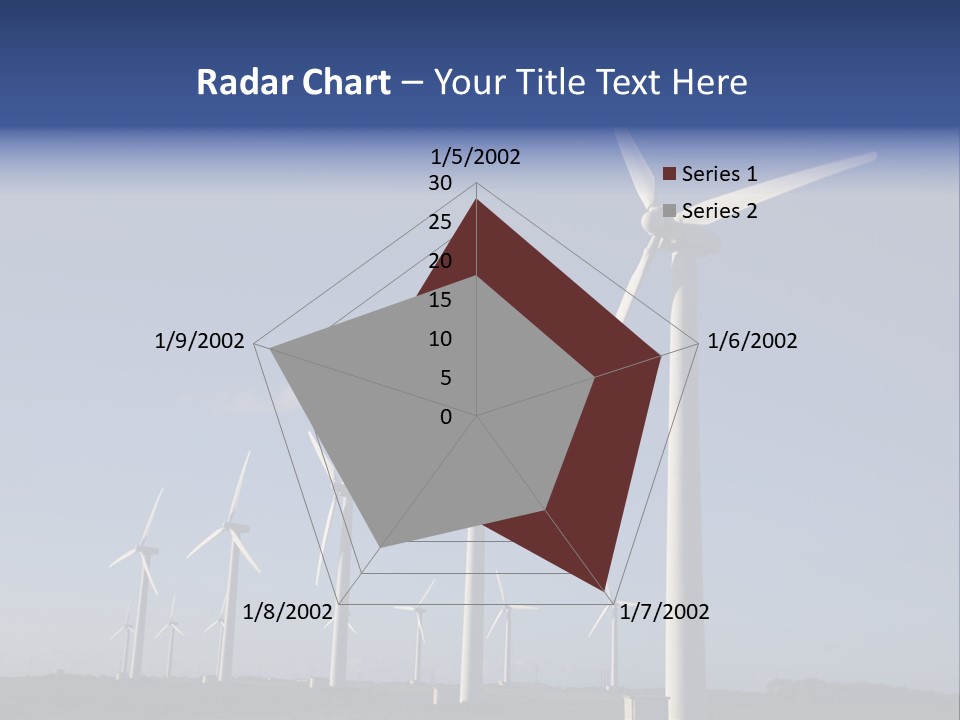 Stand Blue Technology PowerPoint Template