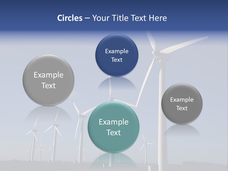 Stand Blue Technology PowerPoint Template