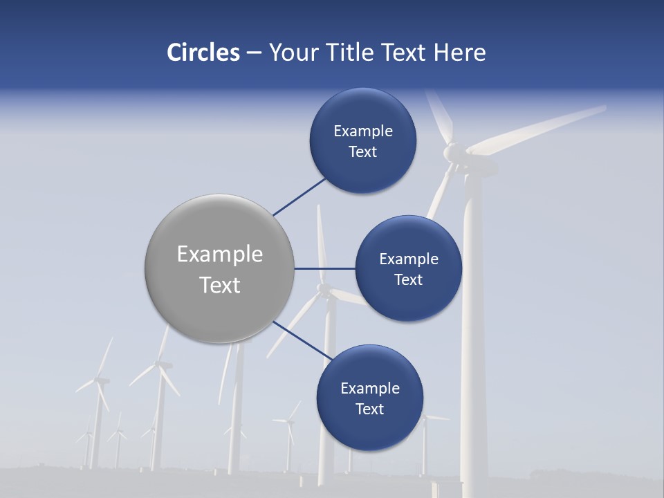 Stand Blue Technology PowerPoint Template