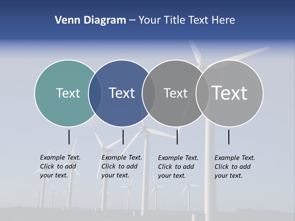 Stand Blue Technology PowerPoint Template