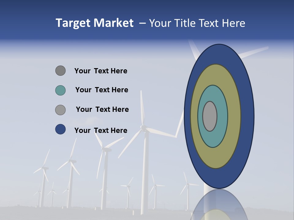 Stand Blue Technology PowerPoint Template