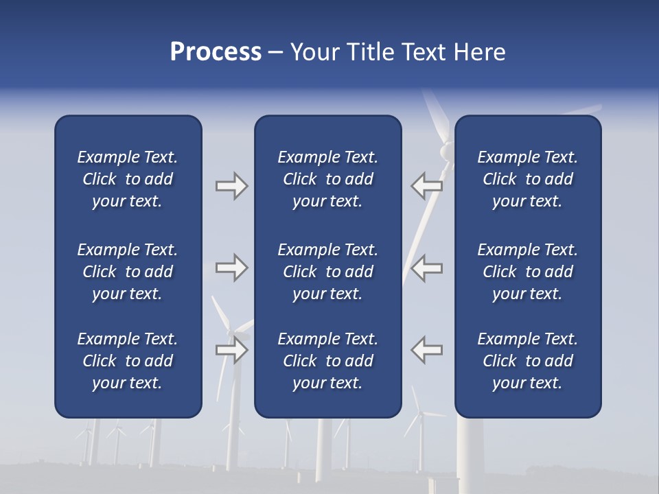 Stand Blue Technology PowerPoint Template