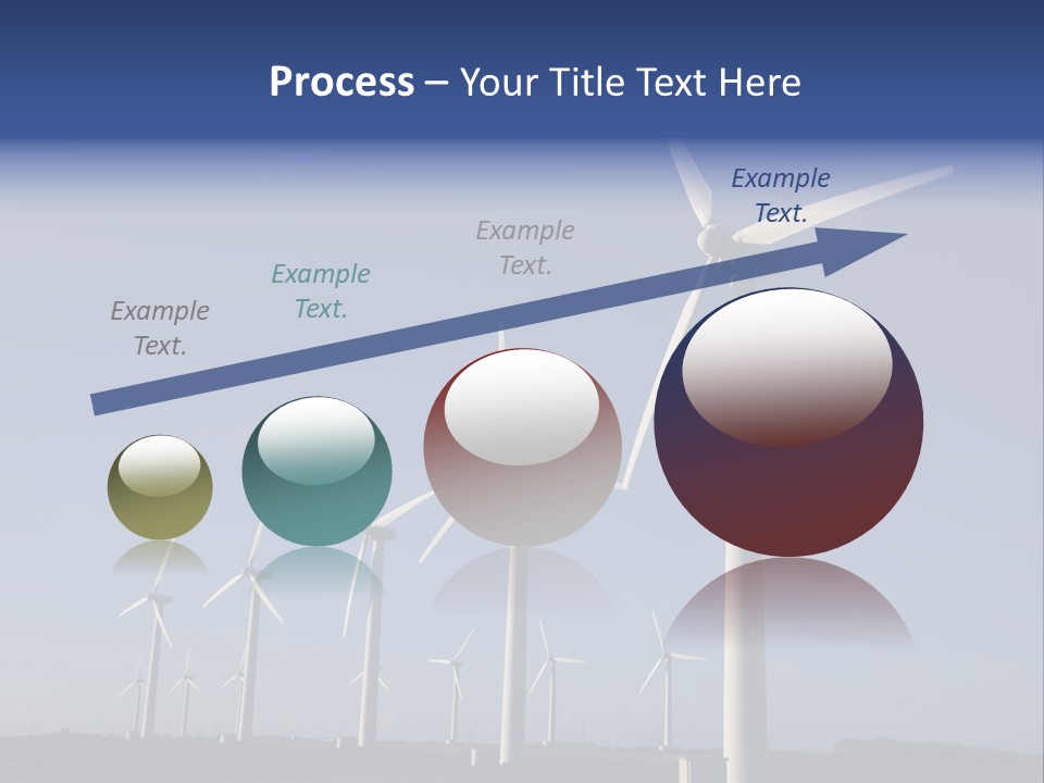 Stand Blue Technology PowerPoint Template