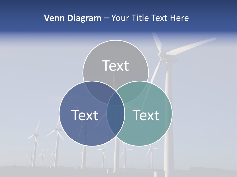 Stand Blue Technology PowerPoint Template