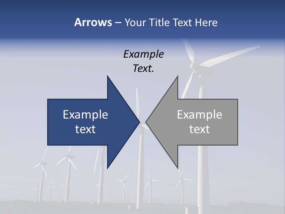 Stand Blue Technology PowerPoint Template