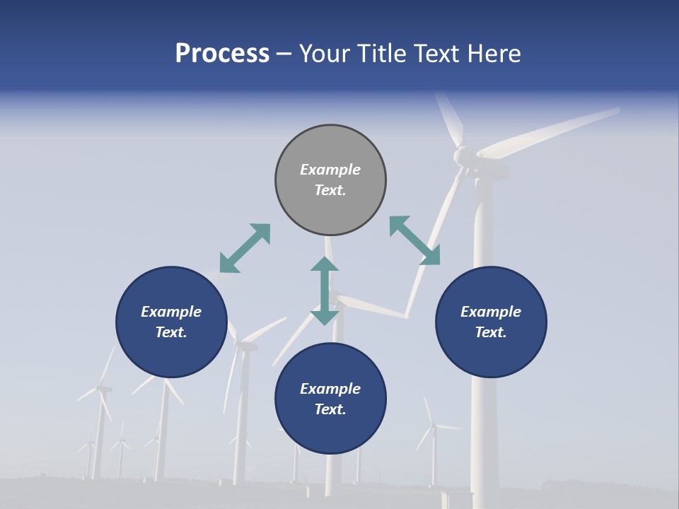 Stand Blue Technology PowerPoint Template