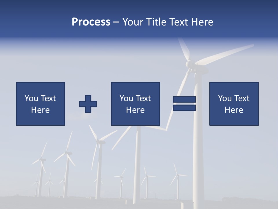 Stand Blue Technology PowerPoint Template
