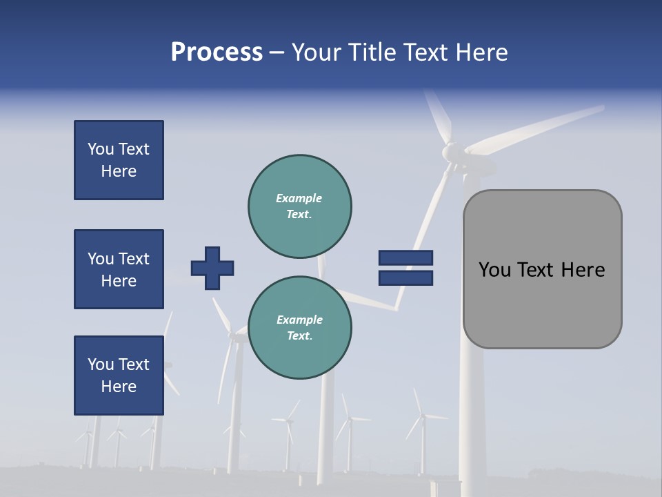 Stand Blue Technology PowerPoint Template
