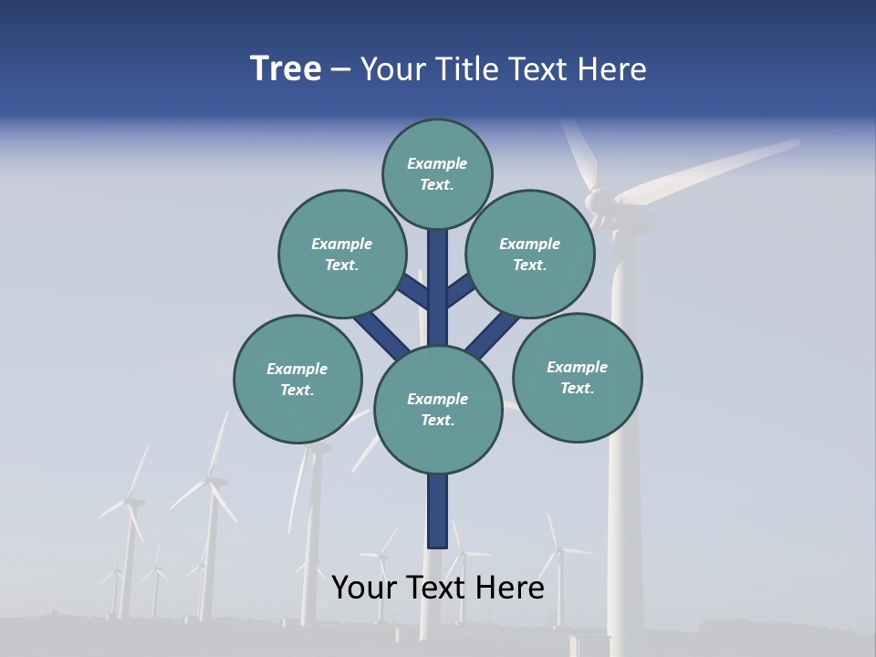 Stand Blue Technology PowerPoint Template