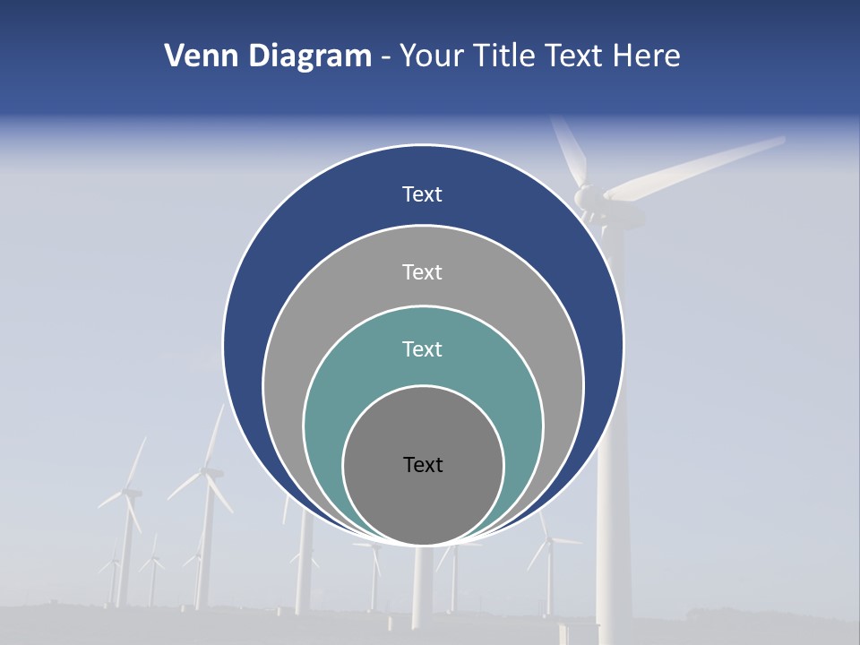 Stand Blue Technology PowerPoint Template