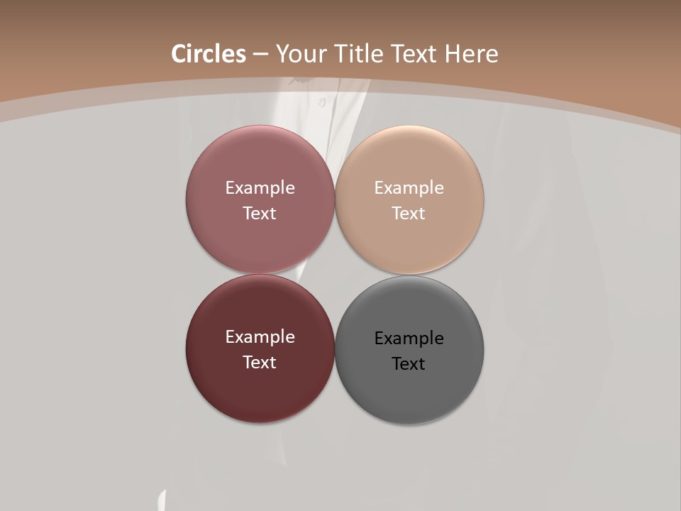 A Man In A Tuxedo Standing In Front Of A Brown Background PowerPoint Template