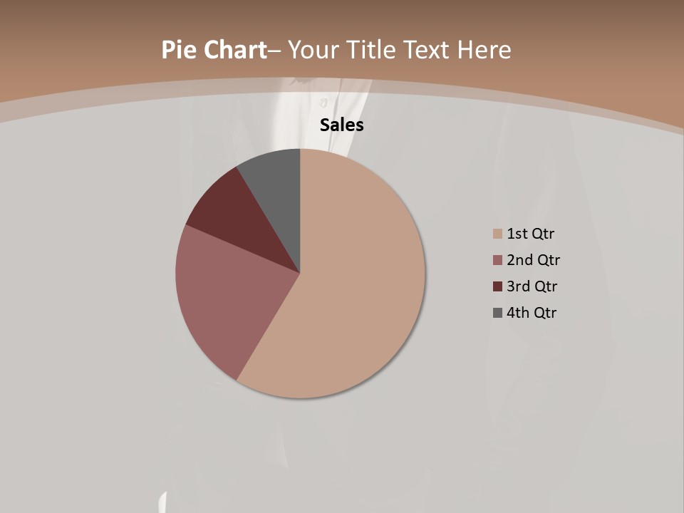 A Man In A Tuxedo Standing In Front Of A Brown Background PowerPoint Template