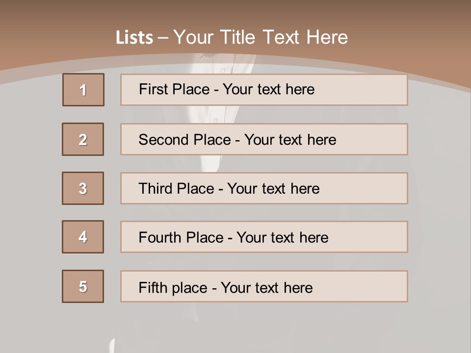 A Man In A Tuxedo Standing In Front Of A Brown Background PowerPoint Template