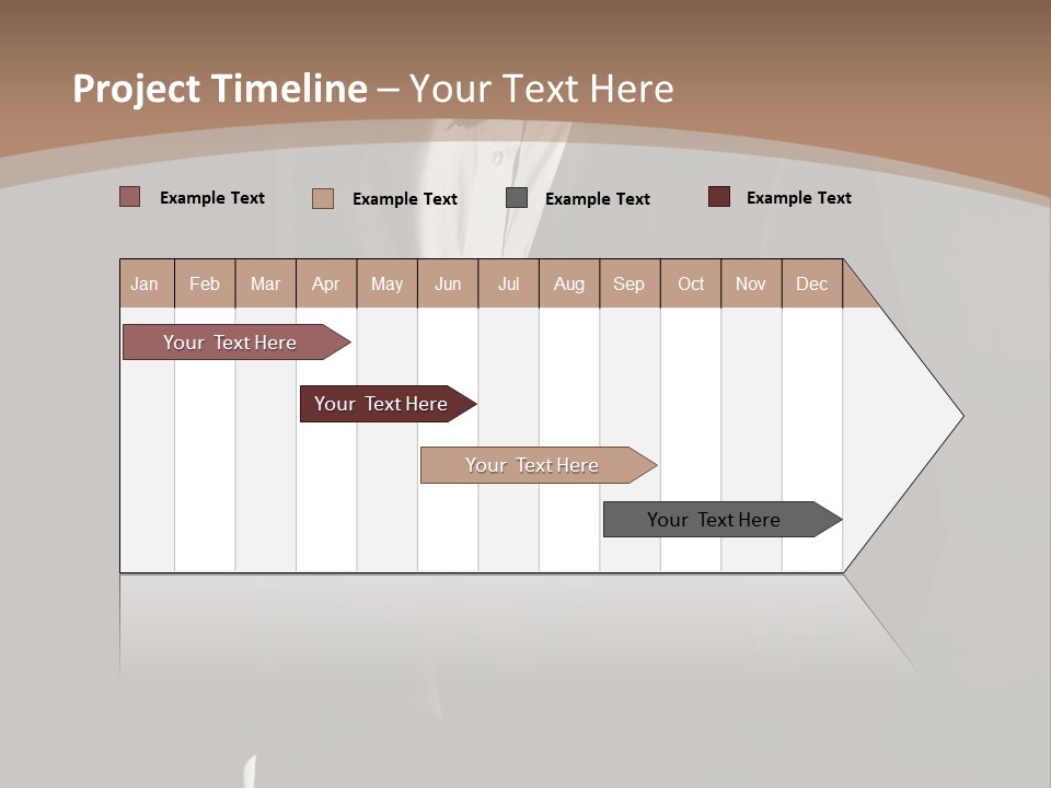 A Man In A Tuxedo Standing In Front Of A Brown Background PowerPoint Template