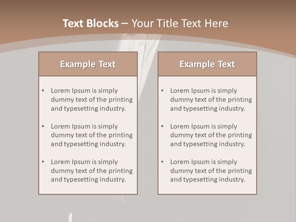 A Man In A Tuxedo Standing In Front Of A Brown Background PowerPoint Template