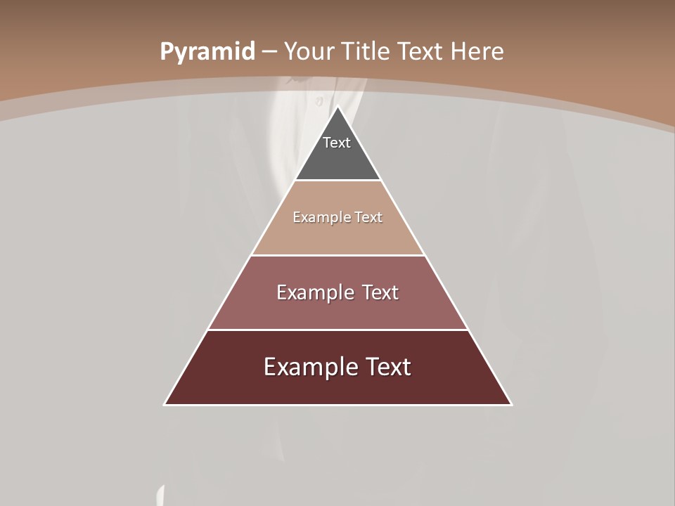 A Man In A Tuxedo Standing In Front Of A Brown Background PowerPoint Template