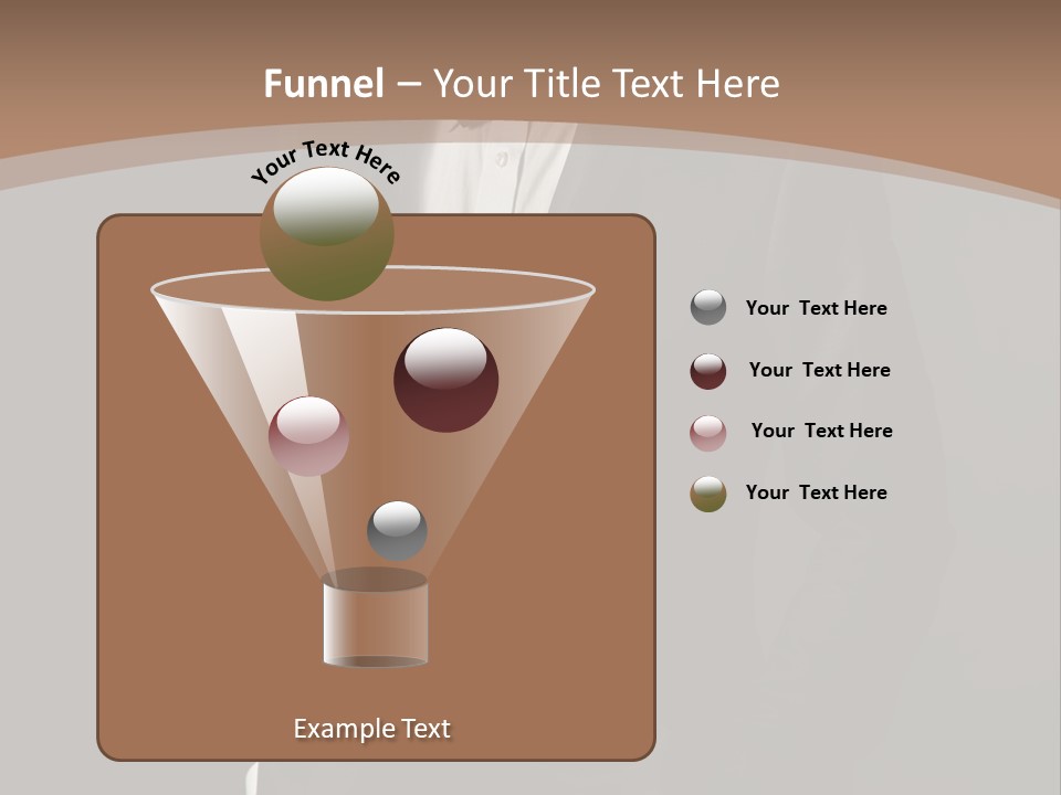 A Man In A Tuxedo Standing In Front Of A Brown Background PowerPoint Template