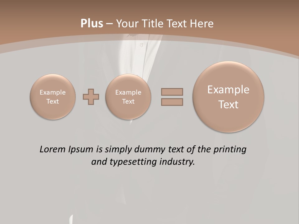 A Man In A Tuxedo Standing In Front Of A Brown Background PowerPoint Template