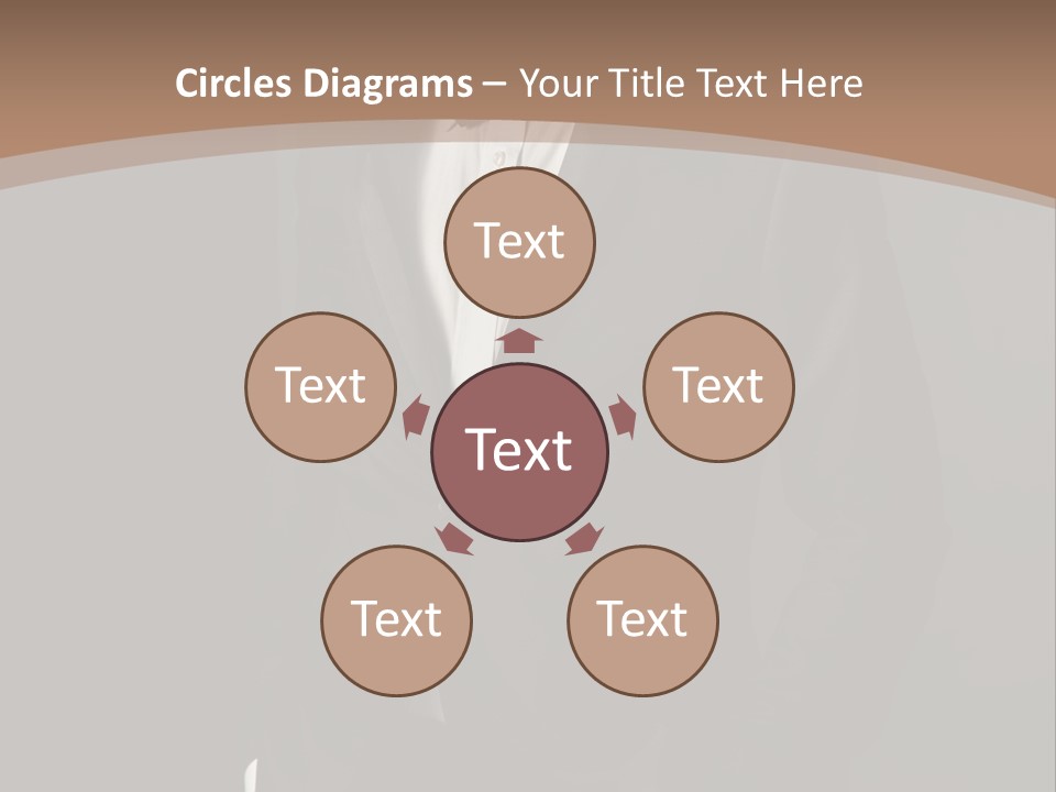 A Man In A Tuxedo Standing In Front Of A Brown Background PowerPoint Template