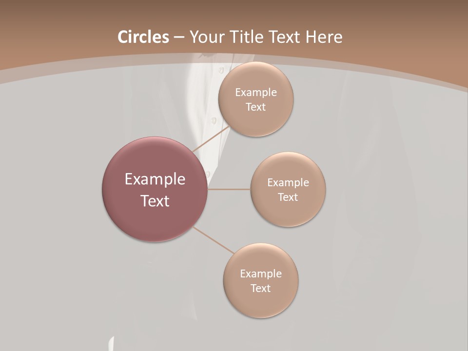 A Man In A Tuxedo Standing In Front Of A Brown Background PowerPoint Template